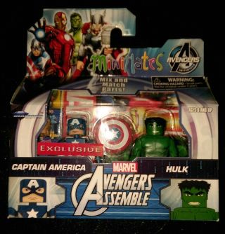 Minimates Marvel Exclusive " Captain America And Hulk "
