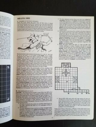 VINTAGE: AD&D Module Q1 Queen of the Demonweb Pits,  1980 1st edition 7