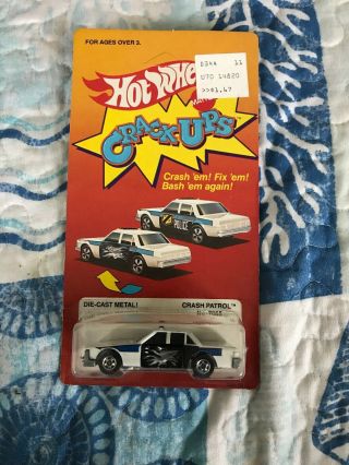 Vintage 1983 Hot Wheels Crack - Ups Crash Patrol White.  Rare