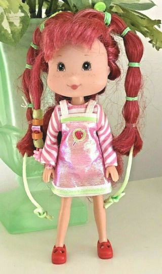 2006 Playmates Strawberry Shortcake 7 " Doll Fully Dressed With Shoes