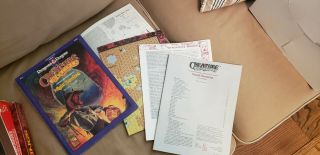 Complete Pc4 9368 Night Howlers Dungeons Dragons Module Creature Crucible 1992