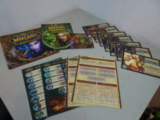 World Of Warcraft Board Game Components Instructions From Base &both Expansions,