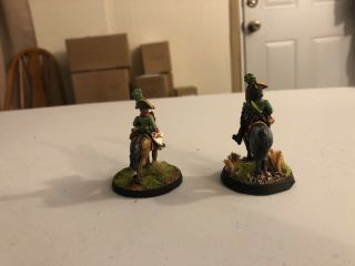 28mm Napoleonic Austrian Mounted Officers,  Professionally Painted 5