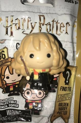 Harry Potter Collectible Pencil Topper Blind Bag Limited Ed.  Hermione With Wand