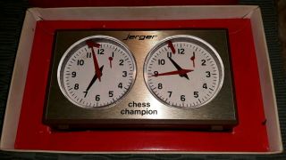 Vintage Jerger Chess Champion Timer