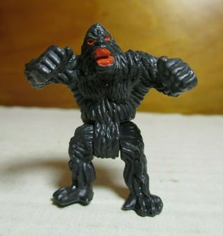 1992 Mighty Max Doom Zone 1.  5 " Ape King Gorilla Mini Figure Mattel