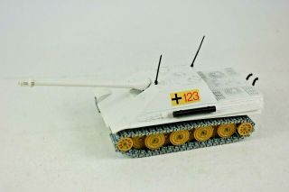 Solido 6064 Jagdpanther German Panther Tank Snow Camo Wwii Military 1:50