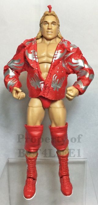 Wwe Elite Red Rooster Loose Htf In Hand Ready To Ship S/h