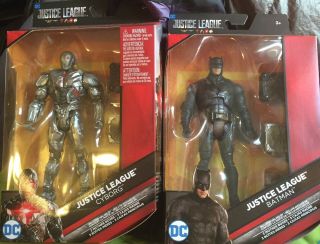 Mattel Dc Multiverse Justice League Movie Batman & Cyborg With Mother Boxes