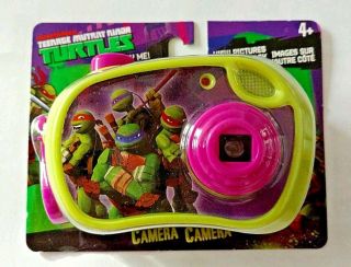 Teenage Mutant Ninja Turtles Toy Camera W/light - Up Flash Battery Operated
