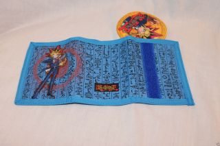 IN PACKAGE 1996 YU GI OH BLUE TRIFOLD WALLET 3