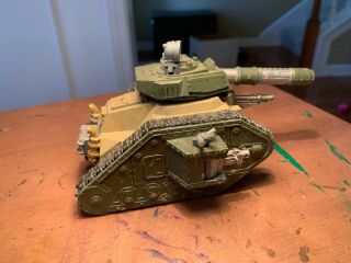 Astra Militarum Leman Russ Tank Warhammer 40K Vanquisher NICELY PAINTED 6