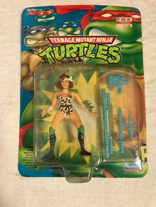 4 Teenage Mutant Ninja Turtle April O ' Neil Figures 1992 TMNT 2