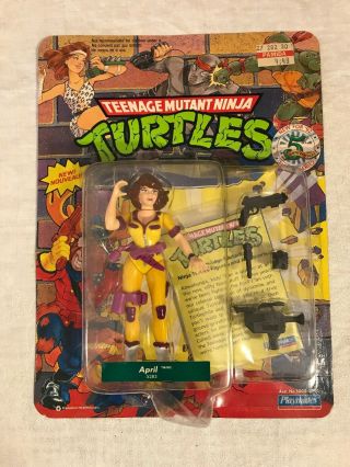 4 Teenage Mutant Ninja Turtle April O ' Neil Figures 1992 TMNT 6