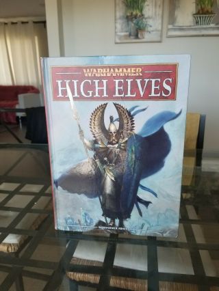 Warhammer High Elves 8th Edition Army Book Games Workshop