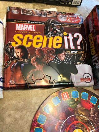 Marvel Deluxe Edition Scene It The DVD Game Trivia Game Opened/unplayed 2