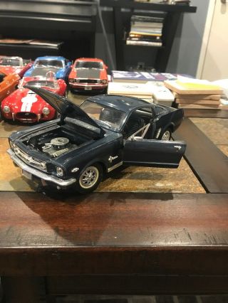 MIRA by SOLIDO 1965 1964.  5 Ford Mustang Fasback 1:18 Diecast 6