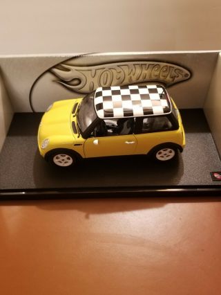Hot Wheels Mini Cooper Diecast Car 1:18 Scale 2