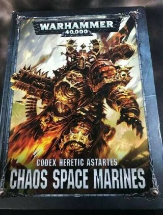 Warhammer 40k 8th Edition Chaos Space Marines Codex Version 1 (v1)