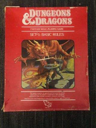 Dungeons & Dragons Set 1: Basic Rules Red Box 1983