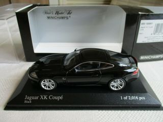 Minichamps 1/43 Jaguar Xk Coupe 2006 " Black " Limited 400130501