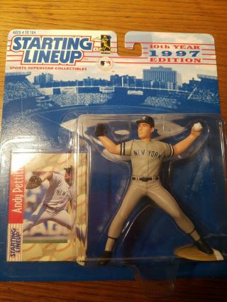 1997 Andy Pettite Starting Lineup York Yankees
