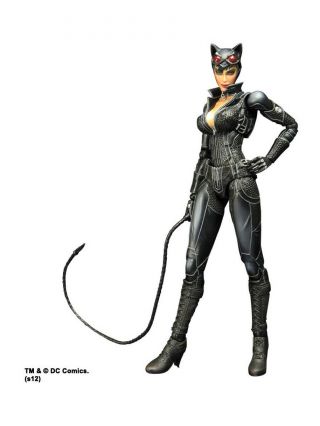 Play Arts Kai Batman Catwoman Arkham City Action Figure Square Enix Dc Comic