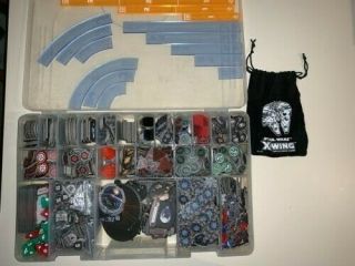 Star Wars X - Wing Token And Measuring Set With Dice Bag,  Fantasy Flight,  1.  0