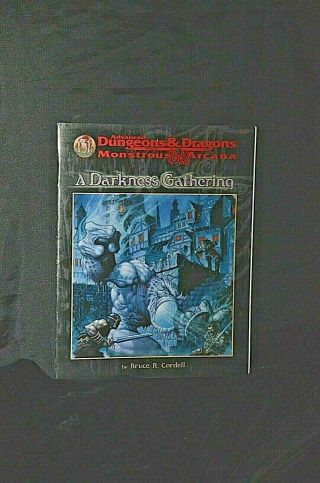 A Darkness Gathering (1998) Ad&d 2nd Edition Module