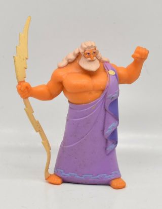 Disney Hercules Zeus Loose 3.  5 " Pvc Figure Mattel 1997