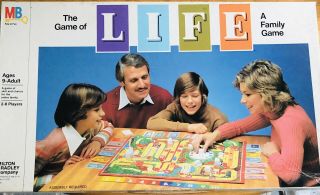 1982 Milton Bradley Board Game The Game Of Life Vintage Retro