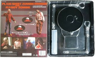 S415 George A.  Romero ' s DAWN OF THE DEAD Plaid Shirt & Flyboy Zombie One:12 2018 3
