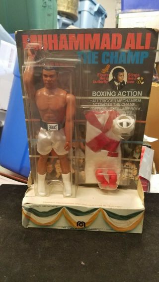 1976 Muhammad Ali The Champ Boxing Action Figure Mego 9 " Action Figure Nib