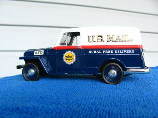1953 Jeep Willys Panel Delivery Us Mail Coin Bank