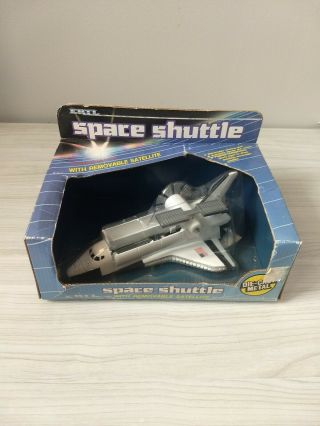 Vintage Ertl 1514 Space Shuttle With Satellite -