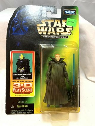 Star Wars Expanded Universe 3d Play Scene Clone Emperor Palpatine Figure