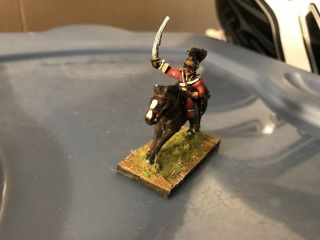 28mm Napoleonic British 3rd Dragoon’s Mounted Soldier Painted Colors