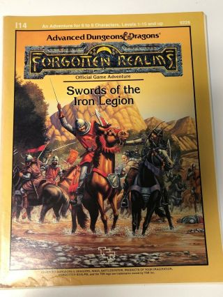 Tsr Ad&d 1st Ed Swords Of The Iron Legion Sc Vg,