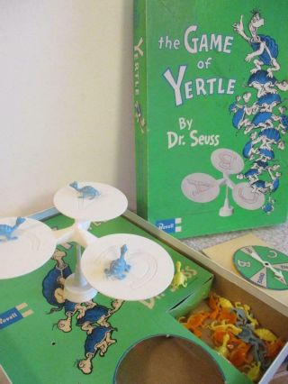 Vintage,  1960 Revell - The Game Of Yertle,  By Dr.  Seuss - 100 Complete