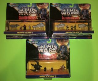 Micro Machines Star Wars Shadows Of The Empire By Galoob 1995 Complete Set Of 3