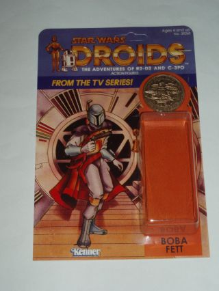 Boba Fett Vintage Star Wars Droids Series Card Back Custom Cardback Kit