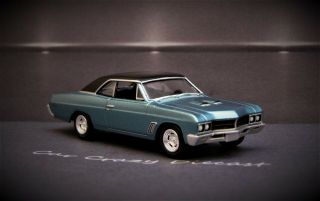 1967 67 Buick Skylark Gs Coupe V8 1/64 Scale Collectible / Diorama Model