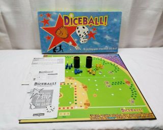 Vintage 1991 Diceball Dice Ball Baseball Board Game Complete Sports Strategy Toy