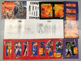 Conan The Adventurer (19) Piece Style Guide Licensing Kit Action Figures