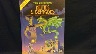Avanced Dungeons & Dragons Ad&d Deities & Demigods Cyclopedia Gods & Heroes 1980