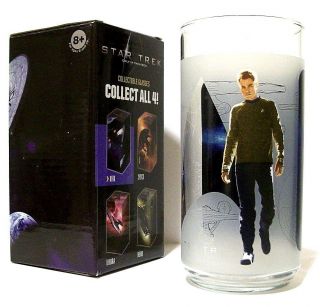 Star Trek " James T Kirk " Burger King (2008) Collector " S Drink Glass