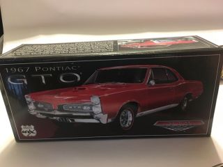 Route Wix Diecast 1967 Pontiac Gto Car 1:24 Scale Red 2008 Open Box W Papers