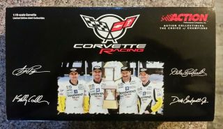 Dale Earnhardt Sr & Jr,  Andy Pilgrim And Kelly Collins 1:18 Diecast Corvette