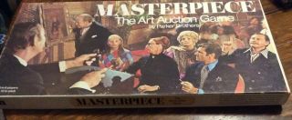 Masterpiece The Art Board Game Parker Brothers Vintage 1970’s.  Complete