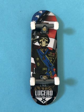 Rare Vintage Tech Deck Black Label Alive Fingerboard 96mm Skateboard Lucero